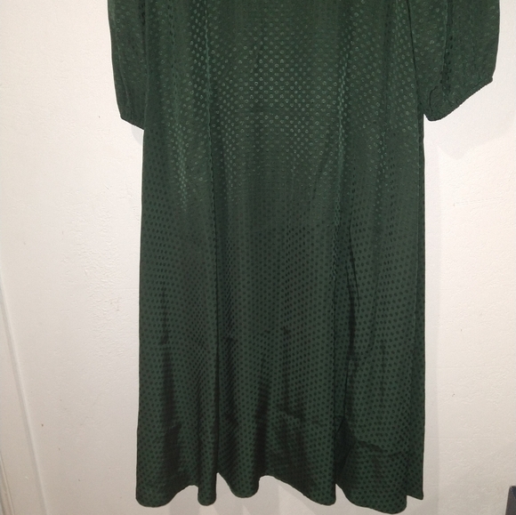 NEW ANTHRO' JUST FEMALE Eve Green Midi Dress - Picture 10 of 10